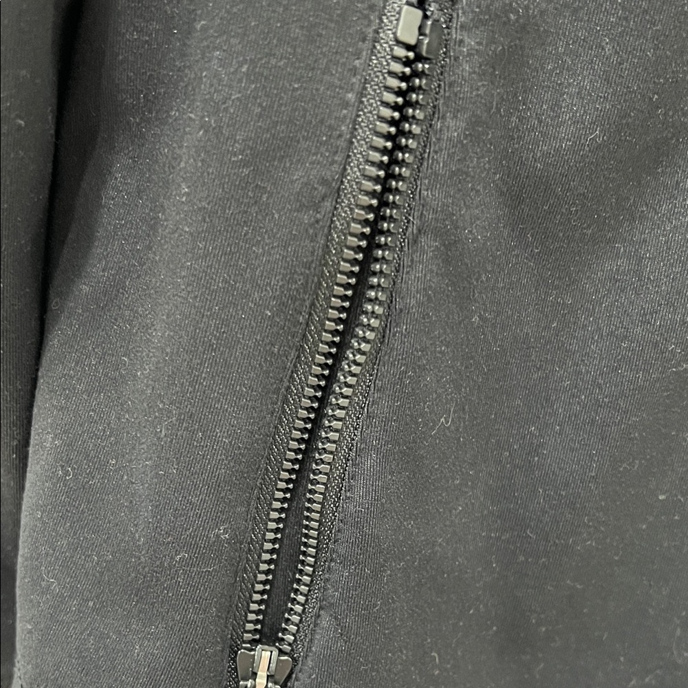 Fabletics Jet Black Bomber Jacket - image 2